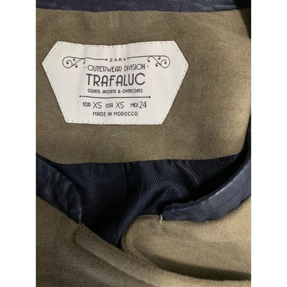 Zara Trafaluc Women's Dark Green Short Jacket - Picture 4 of 7
